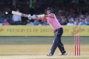 Stevie Eskinazi in batting action for Middlesex (pic Gavin Ellis/TGS Photo)