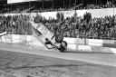 Car flies across the Foxhall race track towards the spectators  Picture:ARCHANT