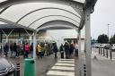 Customers at Asda in Bury St Edmunds have been forced to get cash from the cashpoint after the supermarket's tills have gone down. Picture: ARCHANT