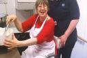 Rachel Elding, TGA Retail Showroom Manager (right), with Bridge Project student Julia Wyard-Scott trying out the new perch stool and kitchen equipment
Picture: TGA MOBILITY