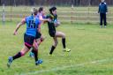 Steph Durrant opens the scoring for Bury in their win at Woodbridge. Picture: SIMON BALLARD