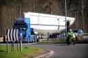 Police will be escorting four abnormal loads through Suffolk this week.