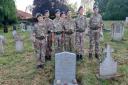 Cadets in Sudbury have been working to restore the graves of a World War II hero and his philanthropist wife. Image: 2470 (Sudbury) Sqn