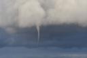 A tornado-like funnel cloud has been spotted in Sizewell