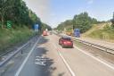 The crash happened on the A14 near Ipswich
