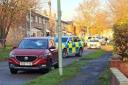A large police presence was spotted in Bury St Edmunds this afternoon