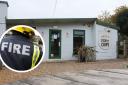 Eric's Fish and Chips in Thornham had to be evacuated