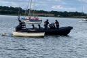 Caught - Essex Police's Marine Unit helped detain a man trying to flee on a dingy