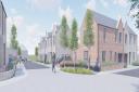 An image of the proposed homes in Bury St Edmunds