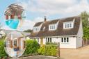 A four bedroom luxury chalet equipped with a swimming pool is on the market in Attleborough for £900,000