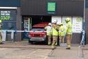 A car has crashed into the Co-op in Iceni Way, Colchester