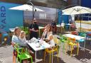 The Yard outdoor café at The Marina Theatre in Lowestoft. Picture: Mick Howes