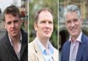 Tom Hunt, Dan Poulter and James Cartlidge are hoping for a quick leadership election.