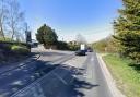 A main road leading to Colchester Zoo has been shut after a burst water main