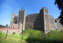 Framlingham Castle has been vandalised in two incidents of criminal damage