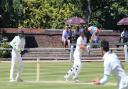 Suffolk all-rounder Tom Rash batting last season against Staffordshire at West Bromwich Dartmouth, where Suffolk suffered their only three-day defeat of the campaign. Picture: NICK GARNHAM