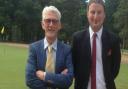 Andrew Robinson (right) with his amateur partner James Smith who won the  PGA Lombard qualifier at Thetford. Photograph: CONTRIBUTED