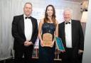 From left: Mike Harper, managing director of Newsquest South East, who presented the award, with Bryony Tuijl and Nick Forster of RSPB
Minsmere