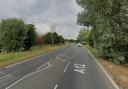 Temporary lights have been installed on the A12