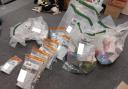 A large number of illegal products were seized in a raid of a Suffolk convenience store