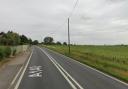 Temporary traffic lights have been put in place on the A140