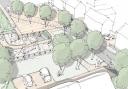 Permission has been granted to build the first stage of a housing development in Bury St Edmunds