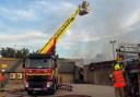 Fixtures have been cancelled after a fire at Mildenhall Stadium last week