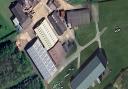 An aerial view of Elmsett Airfield, near Hadleigh