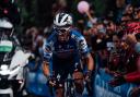 Julian Alaphilippe on the way to a stage win in the Giro d'Italia