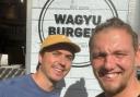 Inbetweeners star Jo Thomas paid a visit to Suffolk business, Wagyu Burgers and Street Food