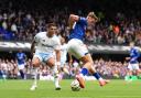 Liam Delap (right) scored twice in Ipswich Town's 2-2 home draw against Aston Villa.