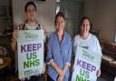 Jenny Riddell-Carpenter met with health workers to discuss issues with privatisation