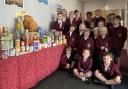 South Lee prep school helped the Gatehouse foodbank in Bury St Edmunds