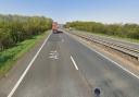 A man has died following a crash on the A14 near Newmarket