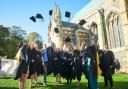 The annual University of Suffolk at East Coast College graduation at Great Yarmouth Minster 2024. Picture: Julian Claxton