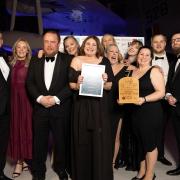 Left to right: Gareth Hatton (sponsor), Lissy Caswell, Nick May, Vicky May, Gemma Jacobs, Louise Butler, Shaz Burwood, Jeanie Vowels, Helen Egner, Stuart Barker, Ben Smith