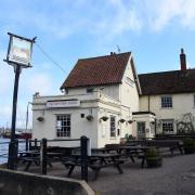 The Butt and Oyster pub is decorated with a nautical theme