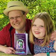 A local author has released the third book in his series of fantastical children's novels set in Suffolk.