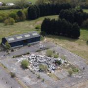 The Towerlands site planned to be redeveloped is currently vacant and partly derelict.