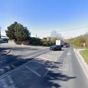 A main road leading to Colchester Zoo has been shut after a burst water main