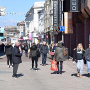 Shoppers have been thanked for their support in helping businesses on the first day of restrictions easing