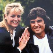 Caroline Langrishe as Charlotte Cavendish and Ian McShane in the TV series Lovejoy which celebrates 35 years since it first appeared on our screens