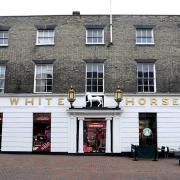 Hybrid. The Great White Horse Hotel building in 2012, with parts of the ground floor being used by other businesses. The hotel itself had long been closed  Picture: LUCY TAYLOR