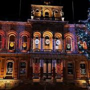 The new look Ipswich Cornhill is decked with festive lights and this year's traditional tree. Picture: OLIVIA HALSEY