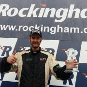 David Groves with the Toyo Tires Production BMW Championship trophy. Picture: VICKI COLES