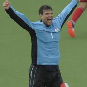 George Pinner celebrates winning Commonwealth Games bronze with England back in 2014. Photo: PA SPORT