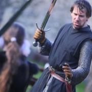 Heroes and villains half-term event at Framlingham Castle. Pictured is Nigel Amos.