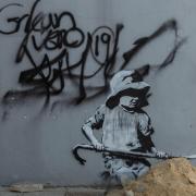 Banksy's 'Sandcastle Girl', which was painted on a wall in Lowestoft during their visit to East Anglia in 2021 will be displayed at Moyse's Hall from June 3 to October 1.