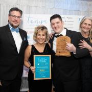 From left: Gareth Hatton (sponsor - Everard Cole) with Sarah Wilson, Ashley Robertson, and Anne Goodyear of
The Lion Brasserie