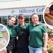 Megan, Joanne and Dasha. Hillcrest coffee shop in Stanton